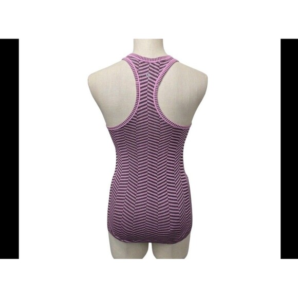 Lululemon Run Swiftly Tech Racerback Tank Heathered Vintage Pink Size 2 - Picture 8 of 8